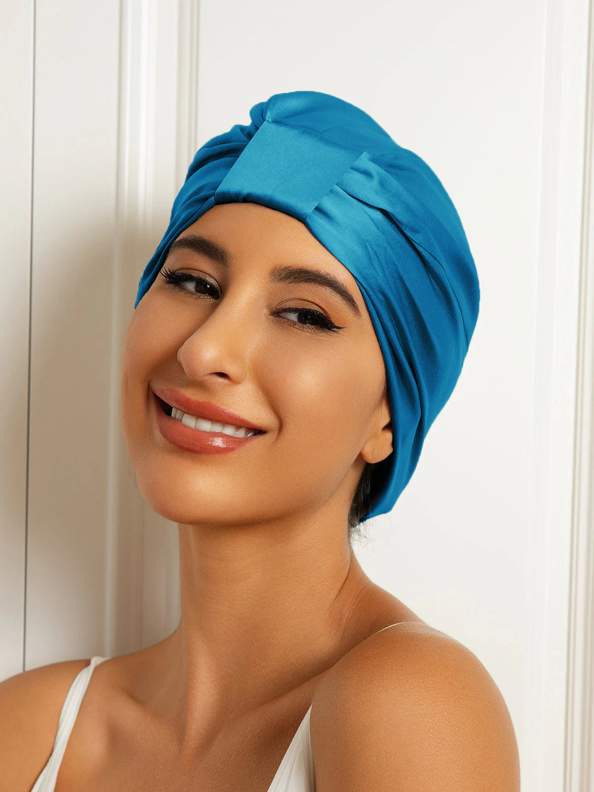 Pure Silk Double Layer Night Turban Bonnet - Image 21