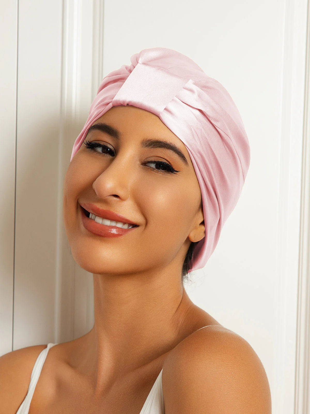 Pure Silk Double Layer Night Turban Bonnet - Image 26
