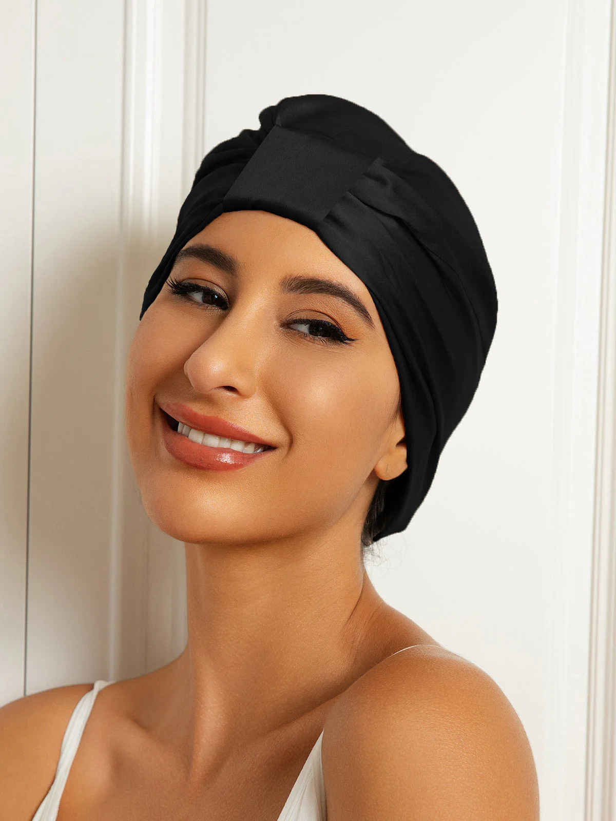 Pure Silk Double Layer Night Turban Bonnet - Image 6