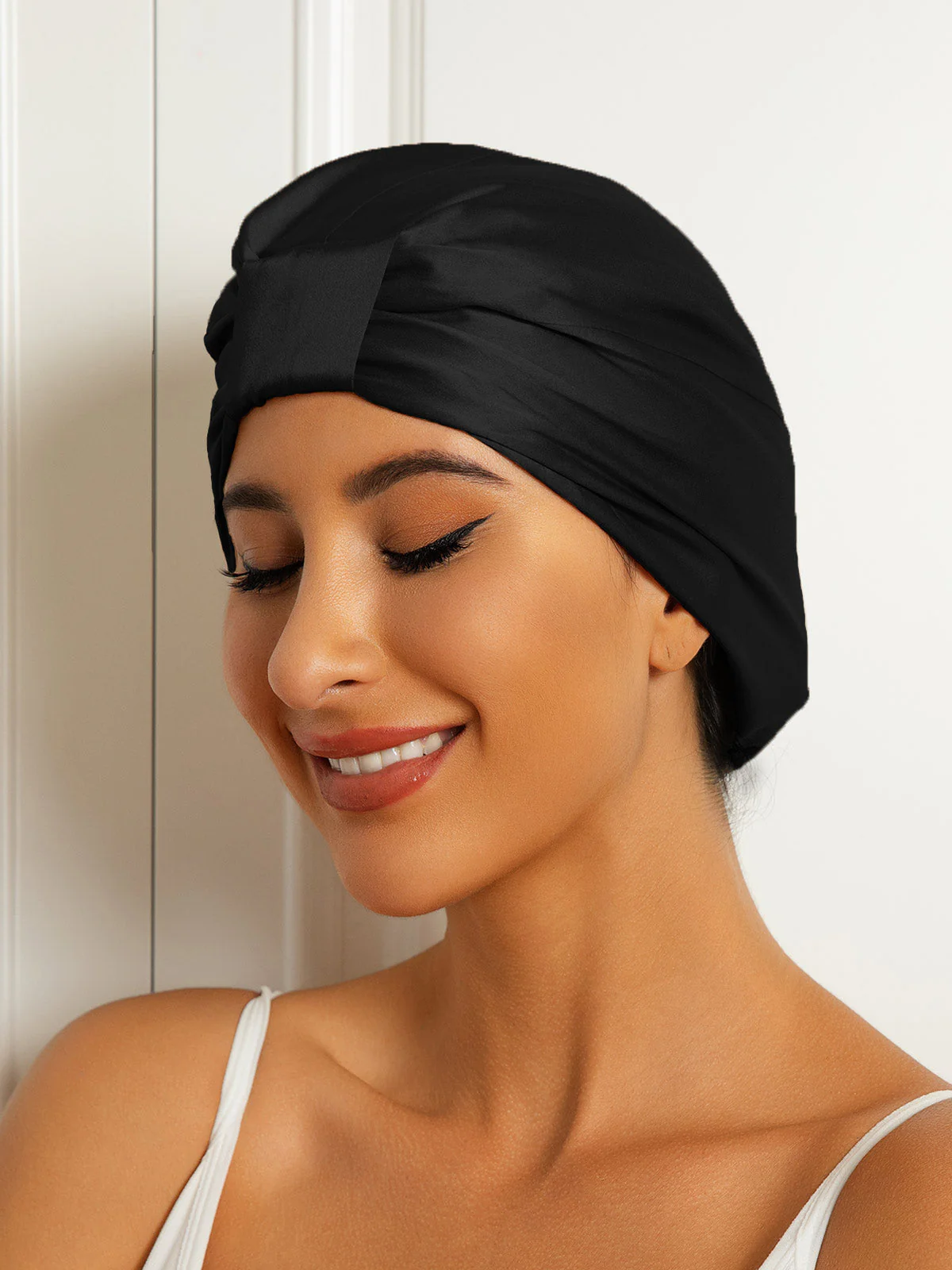 Pure Silk Double Layer Night Turban Bonnet - Image 7