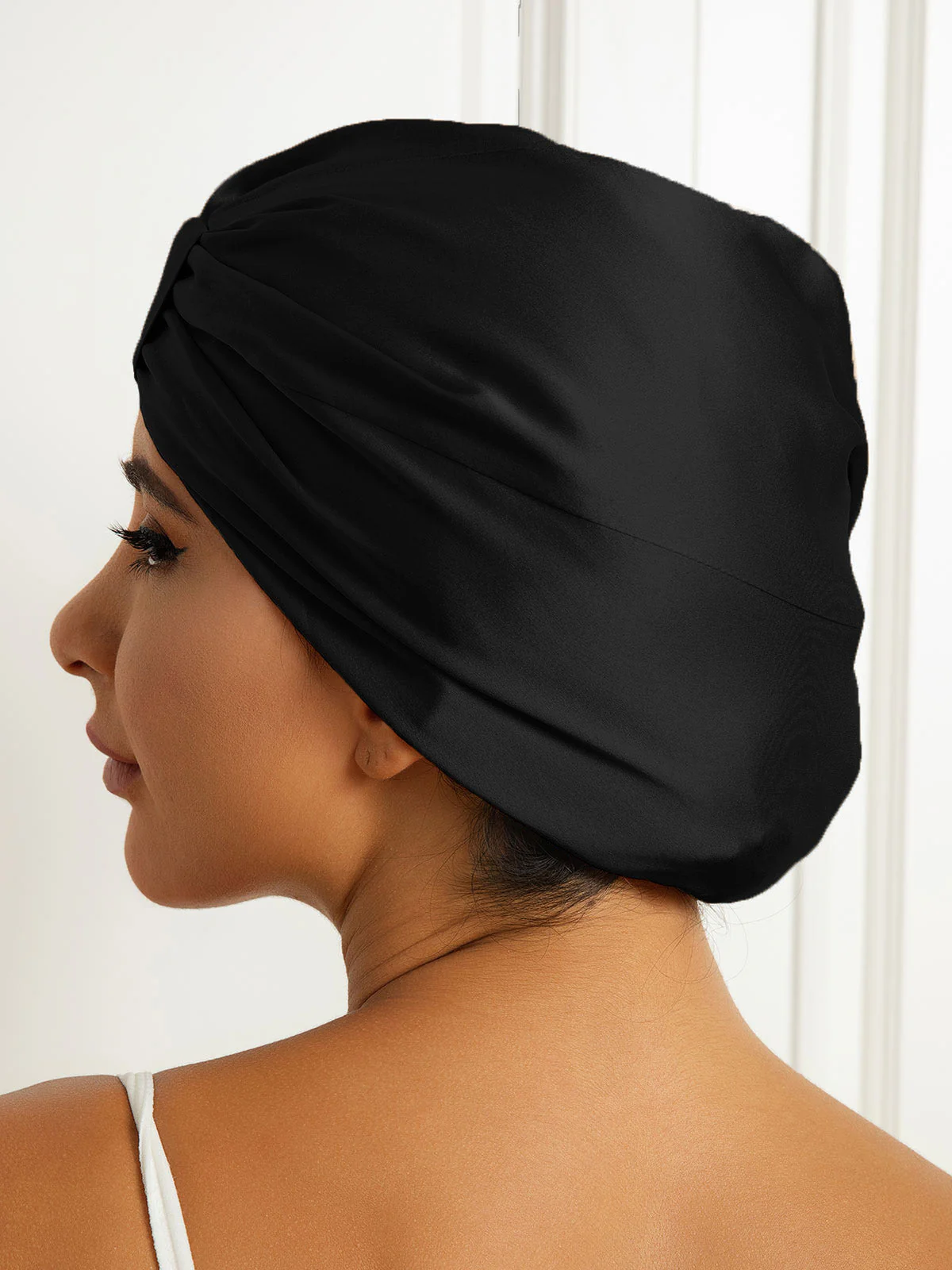 Pure Silk Double Layer Night Turban Bonnet - Image 9