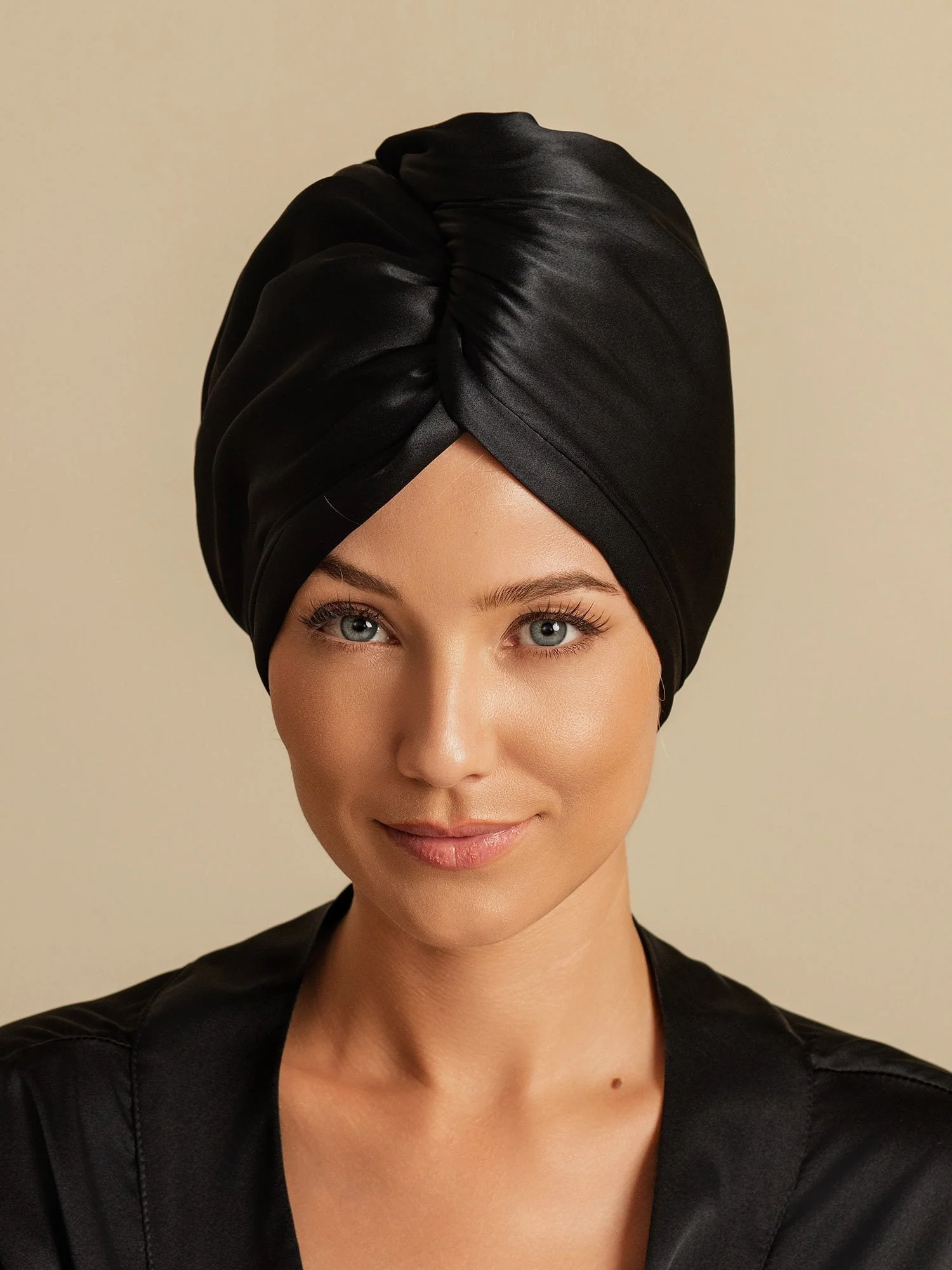 Pure Silk Hair Towel Wrap – Quick Dry, Frizz Free & Gentle on Hair - Image 8