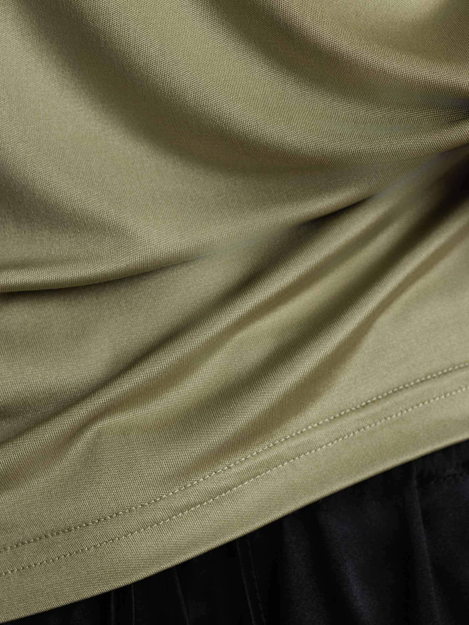Pure Silk Short Sleeve Mock Women's T-Shirt - Image 54