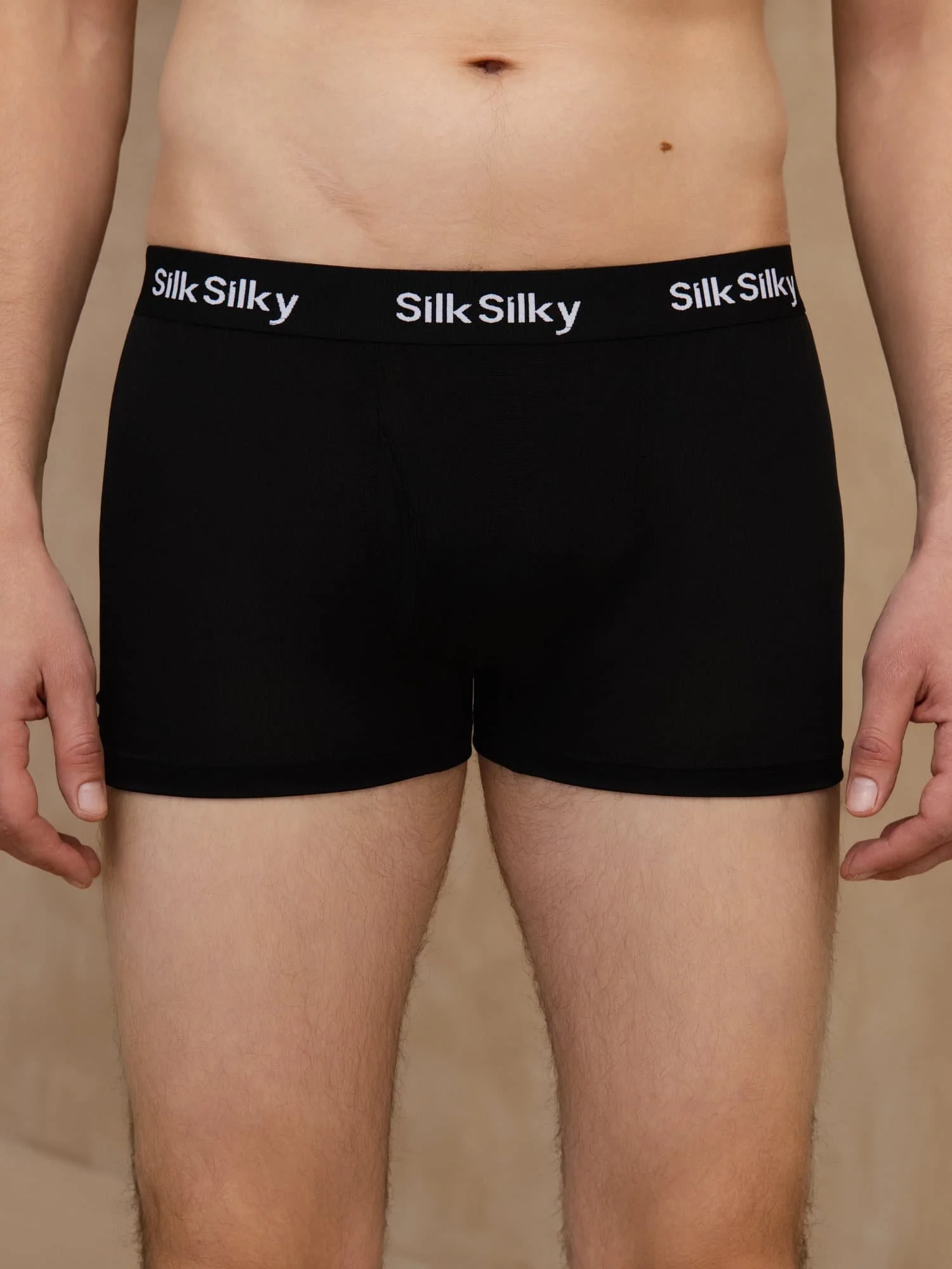 Pure Silk Men's Comfort Breathable Boxer Brief Underwear - Image 9