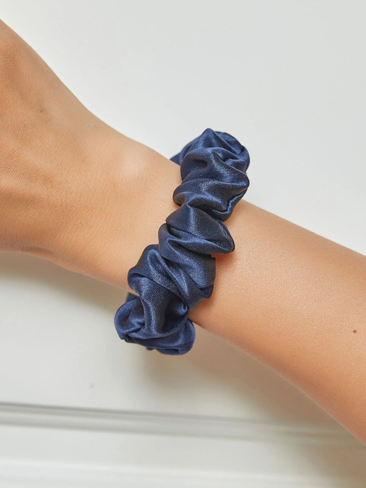 Pure Silk Soft Classic Hair Scrunchie - 2cm - Image 22