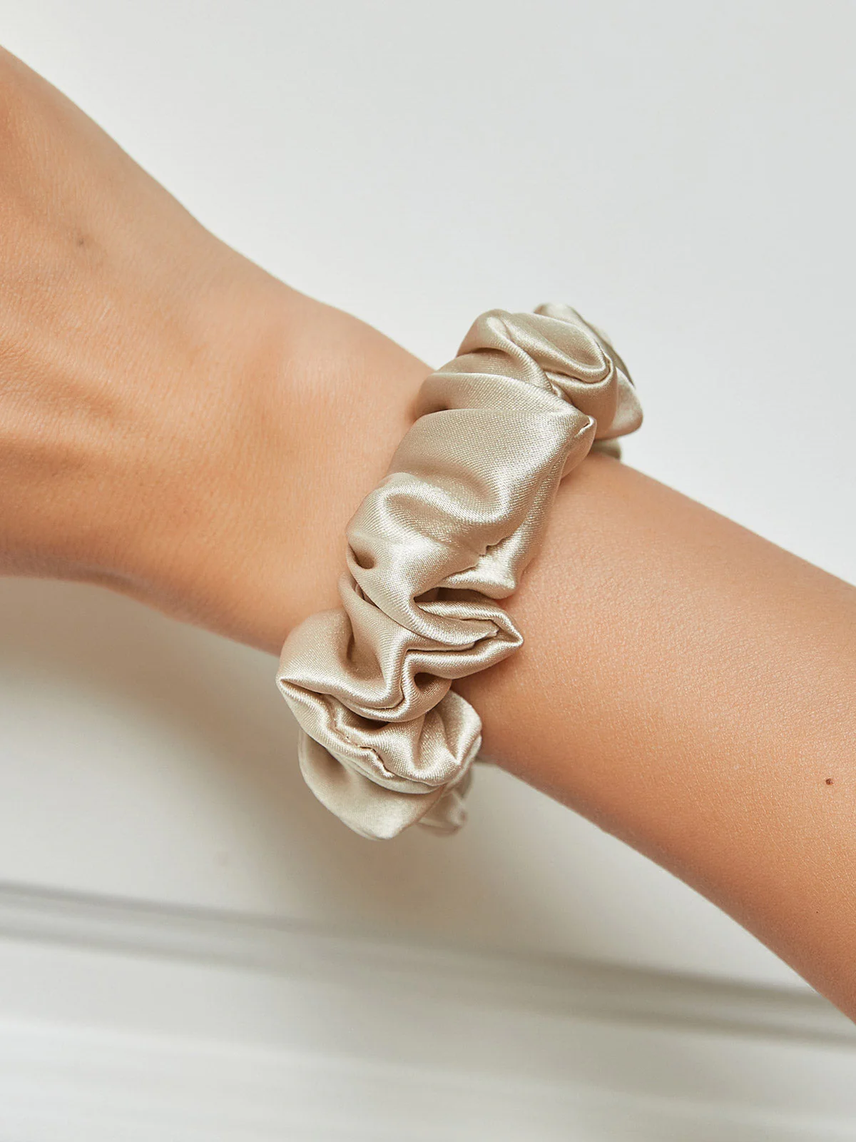 Pure Silk Soft Classic Hair Scrunchie - 2cm - Image 29