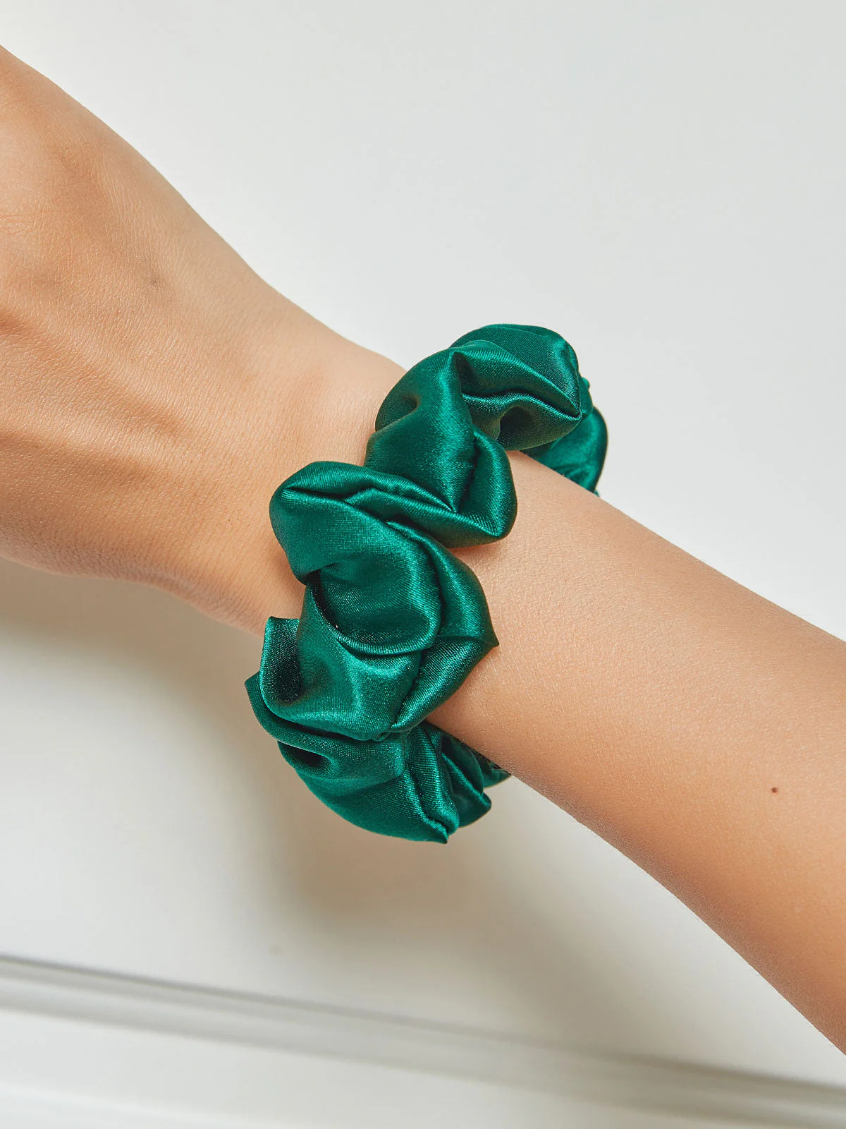 Pure Silk Soft Classic Hair Scrunchie - 2cm - Image 38