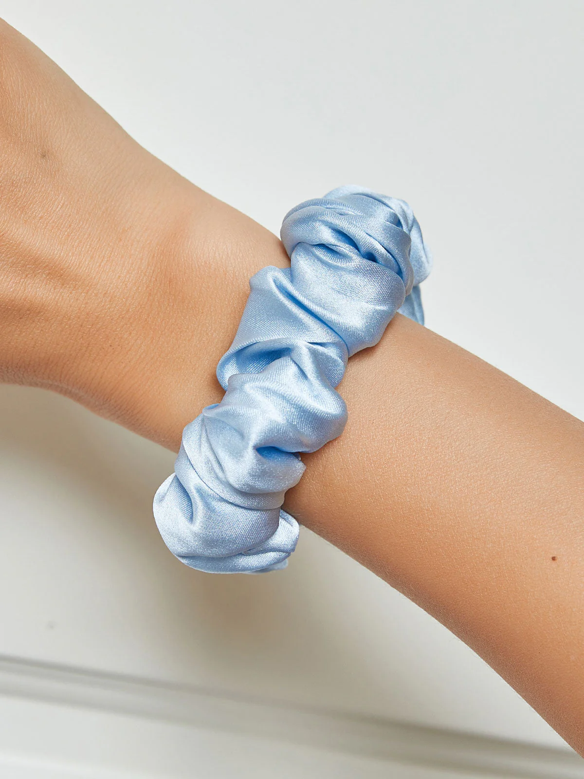 Pure Silk Soft Classic Hair Scrunchie - 2cm - Image 42
