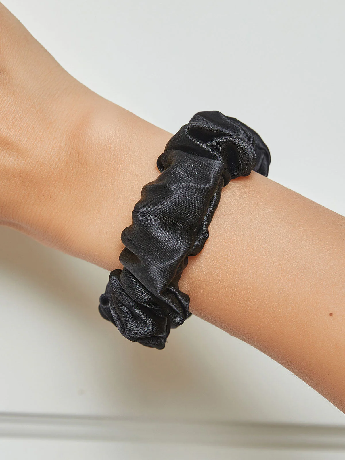 Pure Silk Soft Classic Hair Scrunchie - 2cm - Image 5