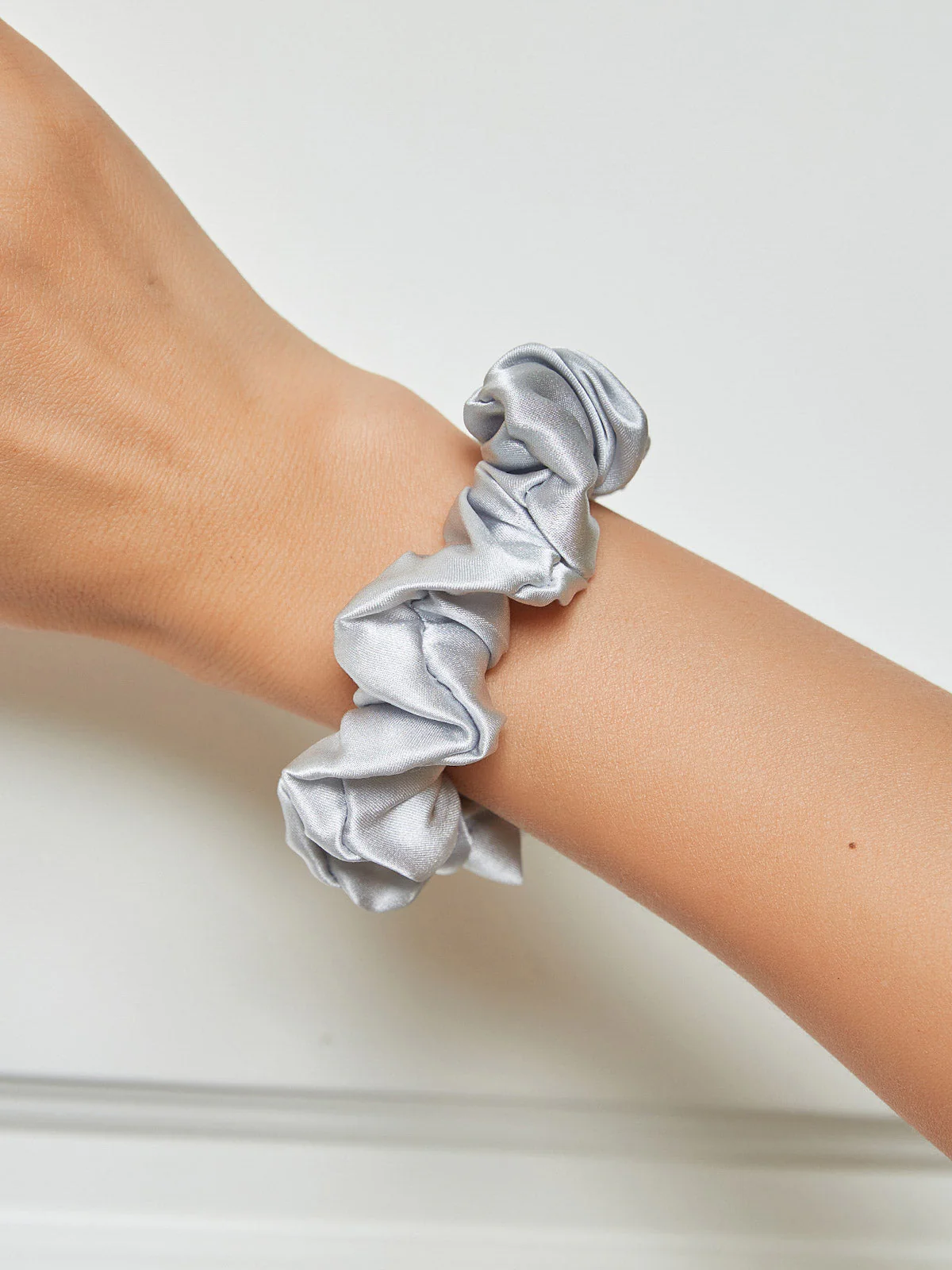 Pure Silk Soft Classic Hair Scrunchie - 2cm - Image 59