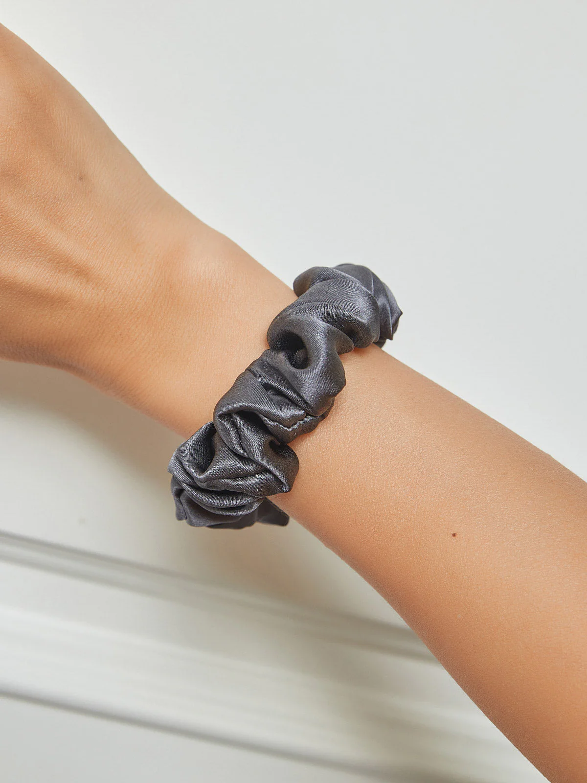Pure Silk Soft Classic Hair Scrunchie - 2cm - Image 70