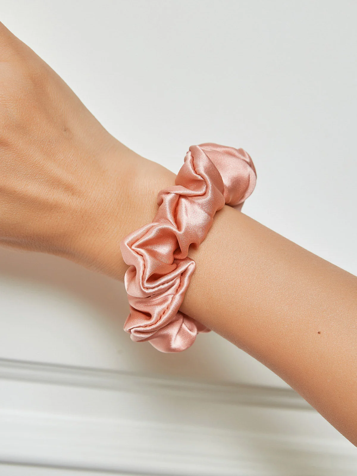 Pure Silk Soft Classic Hair Scrunchie - 2cm - Image 73