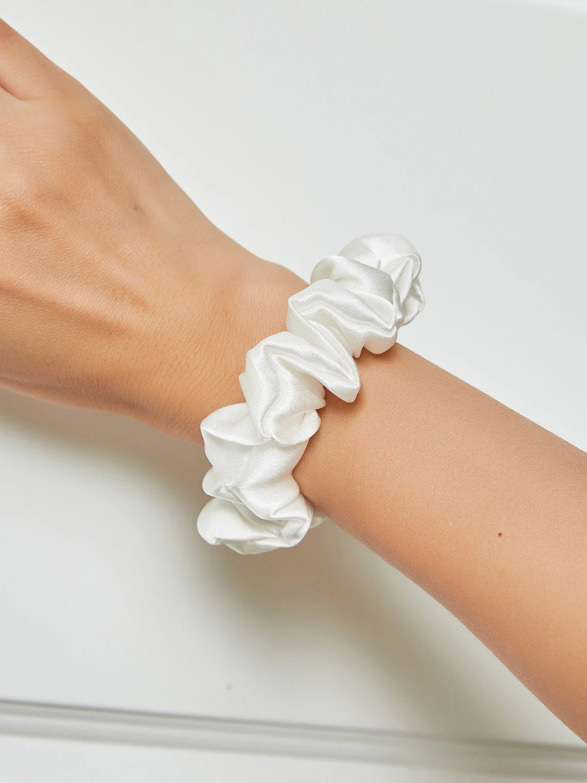 Pure Silk Soft Classic Hair Scrunchie - 2cm - Image 76