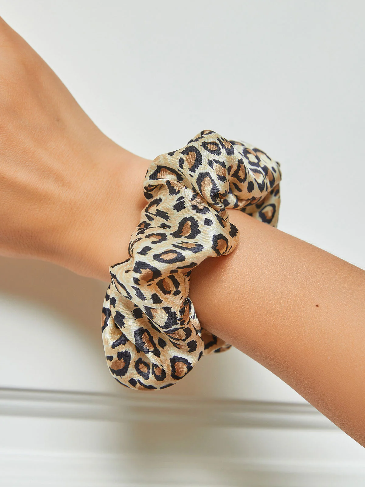 Pure Silk Soft Large Hair Scrunchie - 3.5cm - Image 14