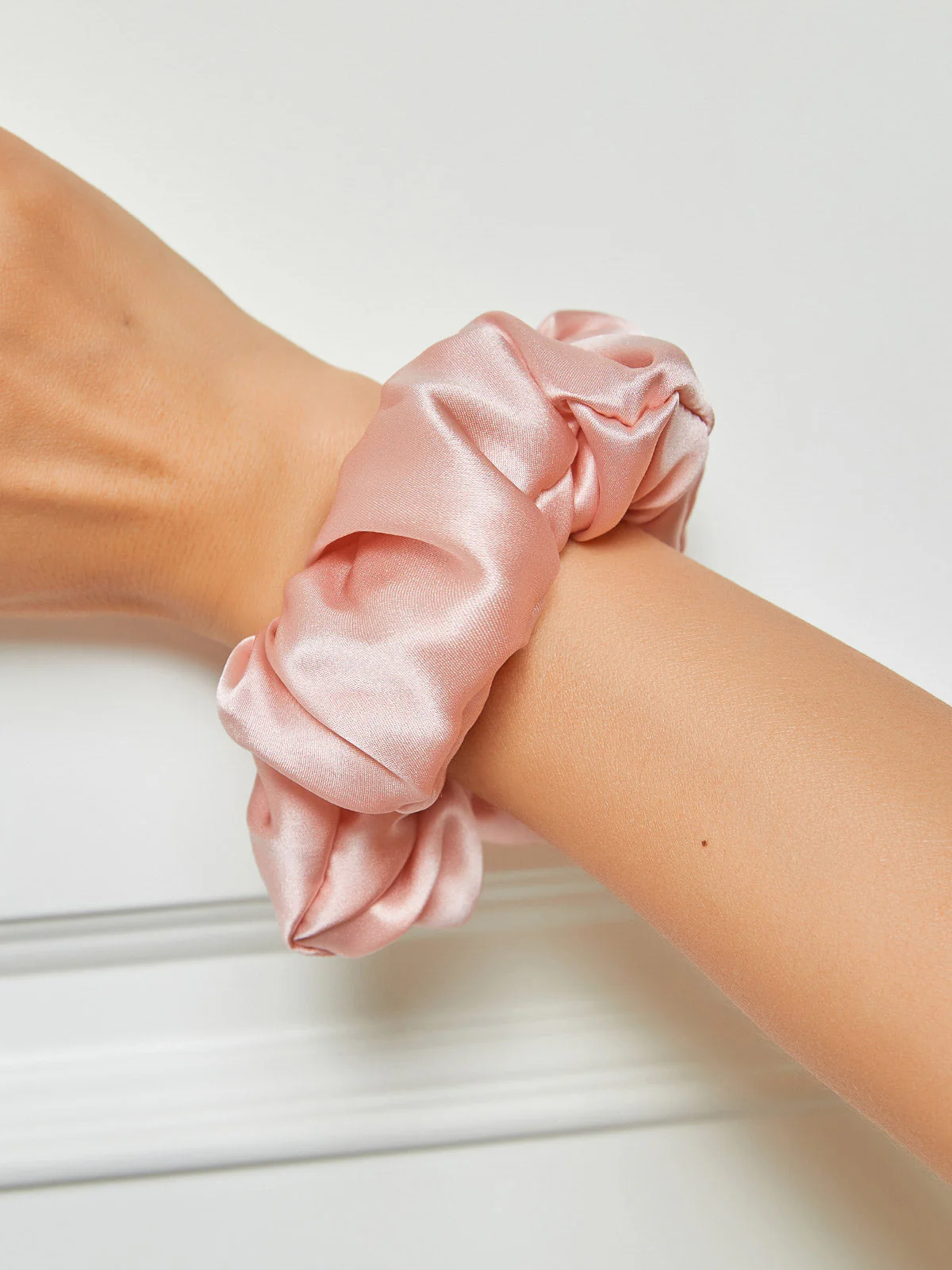 Pure Silk Soft Large Hair Scrunchie - 3.5cm - Image 27