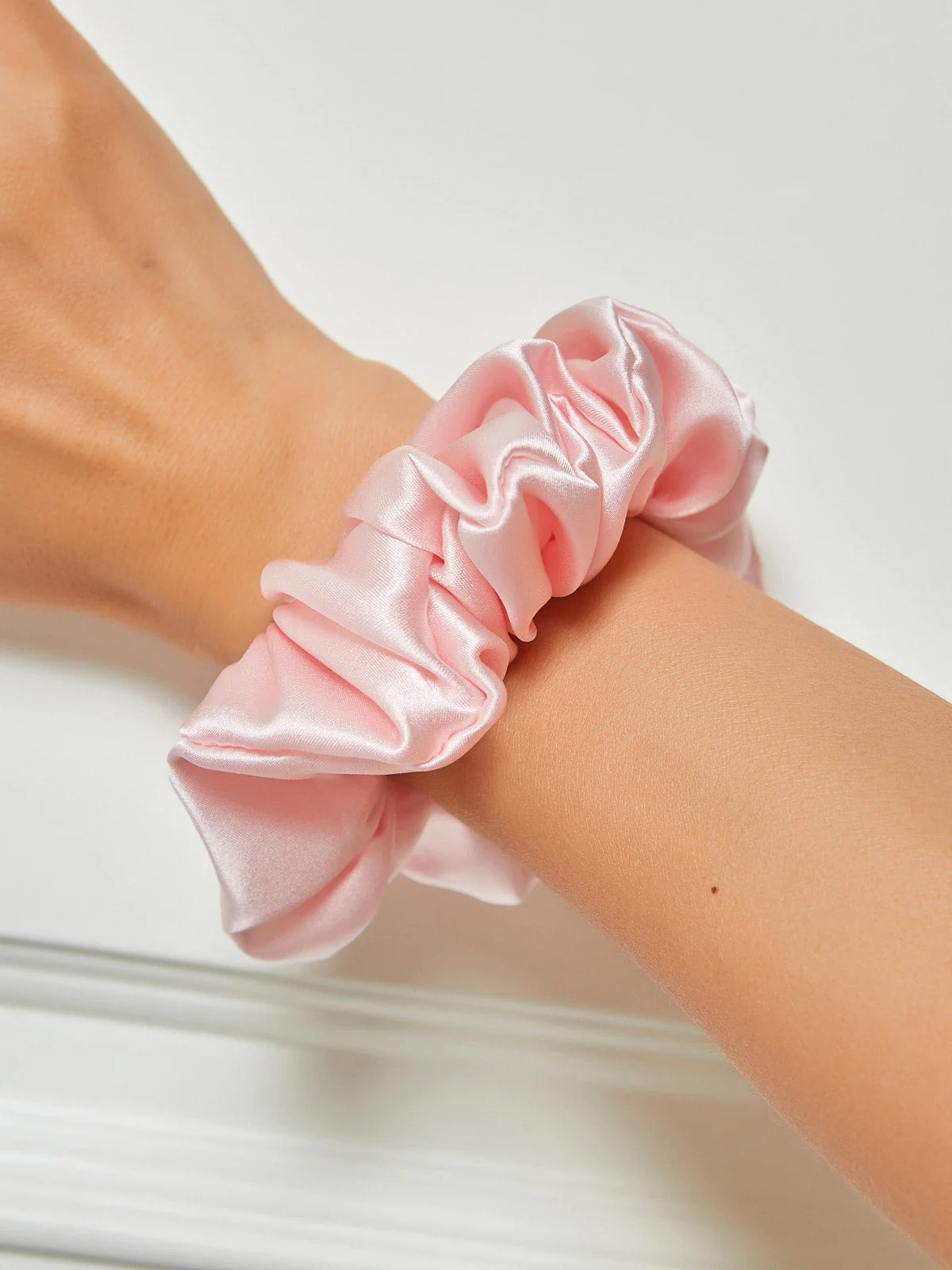 Pure Silk Soft Large Hair Scrunchie - 3.5cm - Image 30