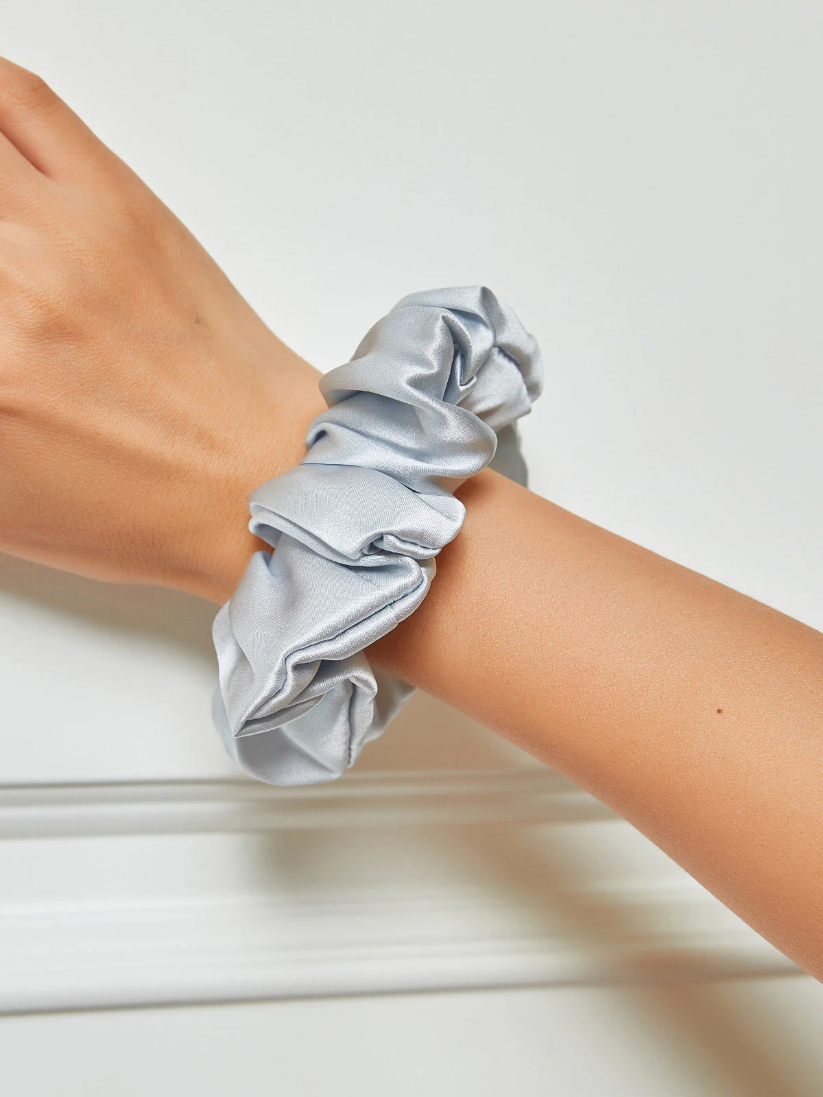 Pure Silk Soft Large Hair Scrunchie - 3.5cm - Image 50