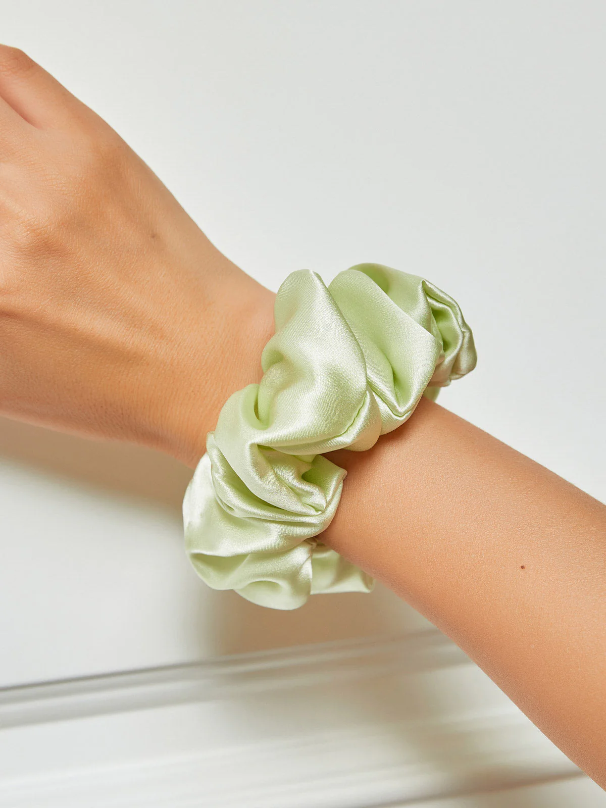 Pure Silk Soft Large Hair Scrunchie - 3.5cm - Image 81