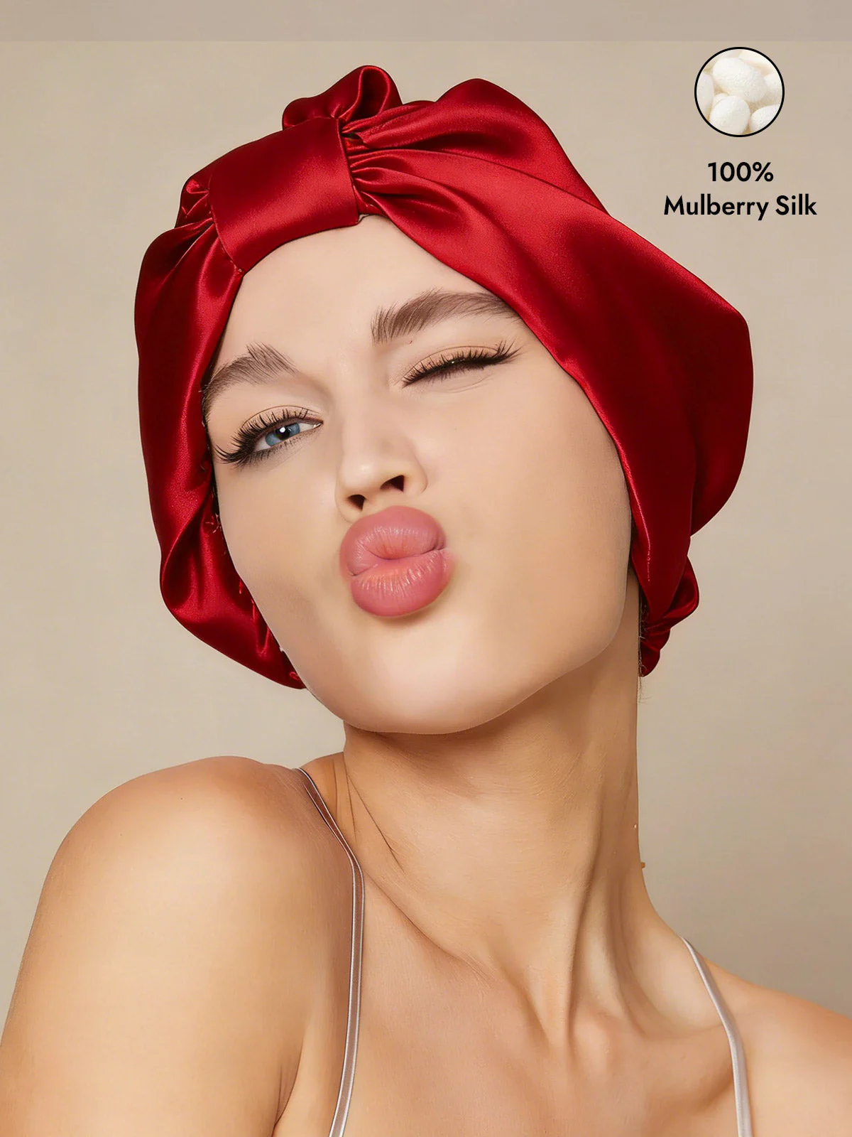 Pure Silk Night Turban Bonnet - Image 19