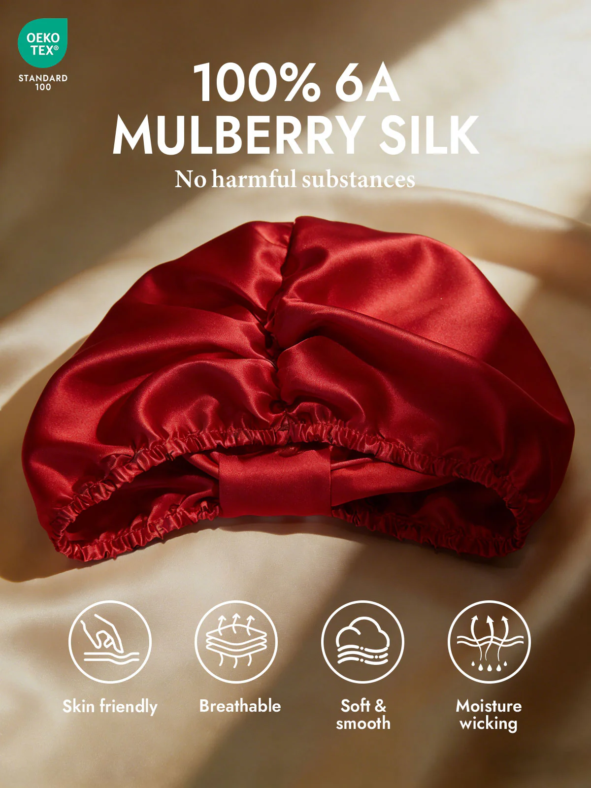 Pure Silk Night Turban Bonnet - Image 20