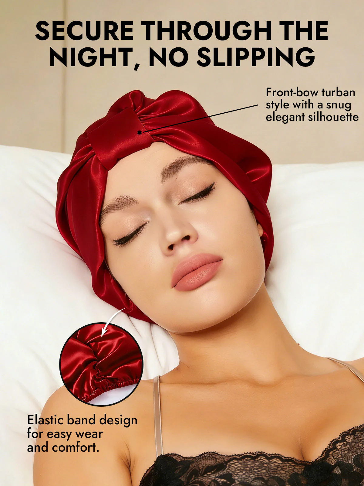 Pure Silk Night Turban Bonnet - Image 22