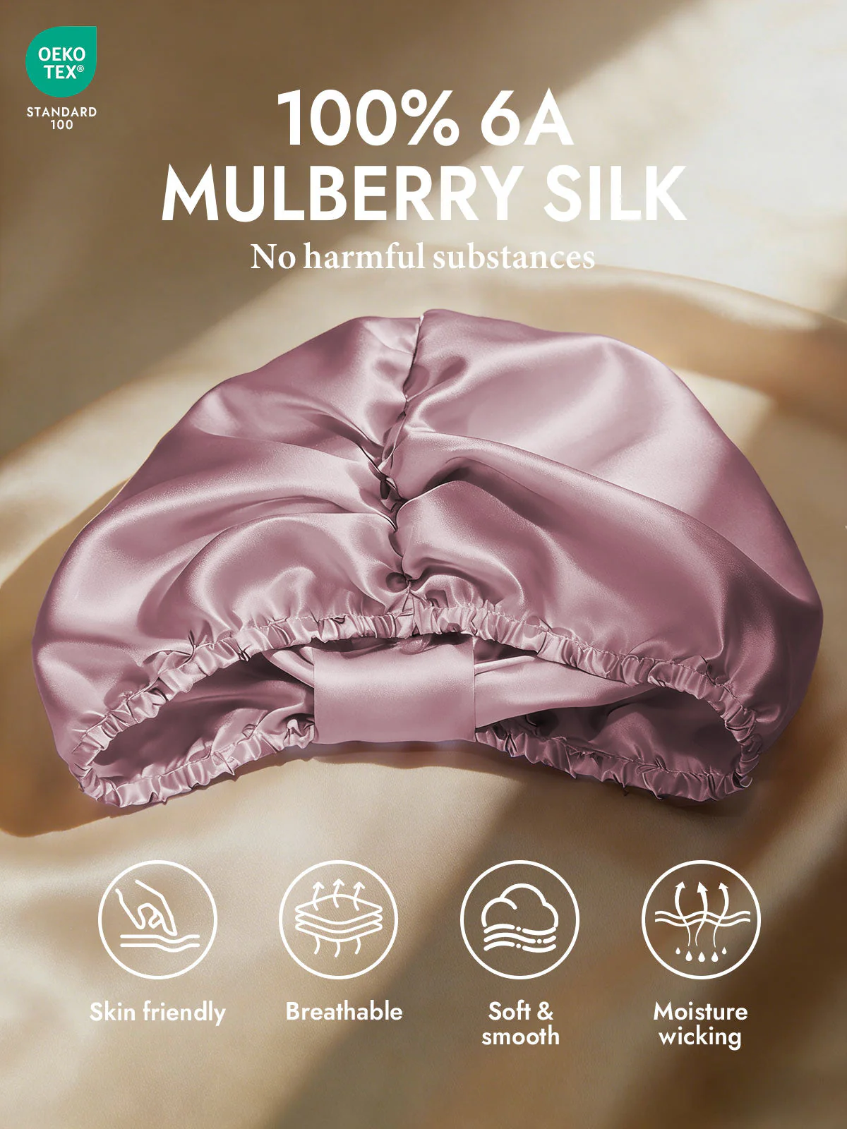 Pure Silk Night Turban Bonnet - Image 26