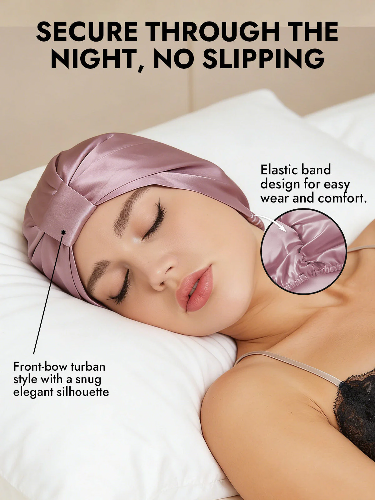 Pure Silk Night Turban Bonnet - Image 28
