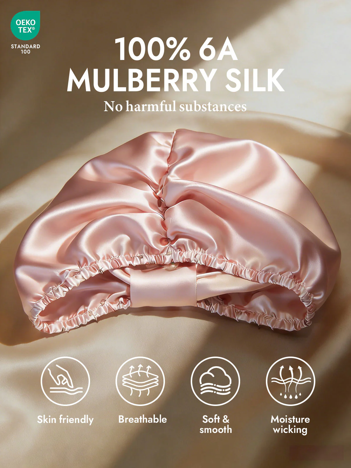 Pure Silk Night Turban Bonnet - Image 32