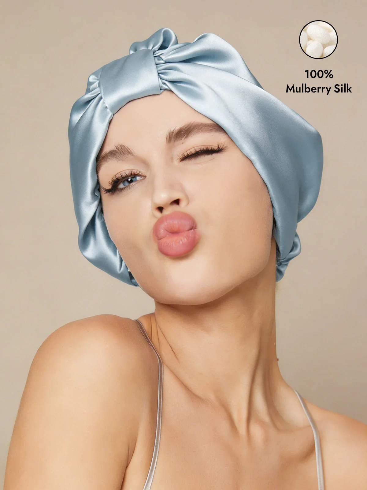 Pure Silk Night Turban Bonnet - Image 37