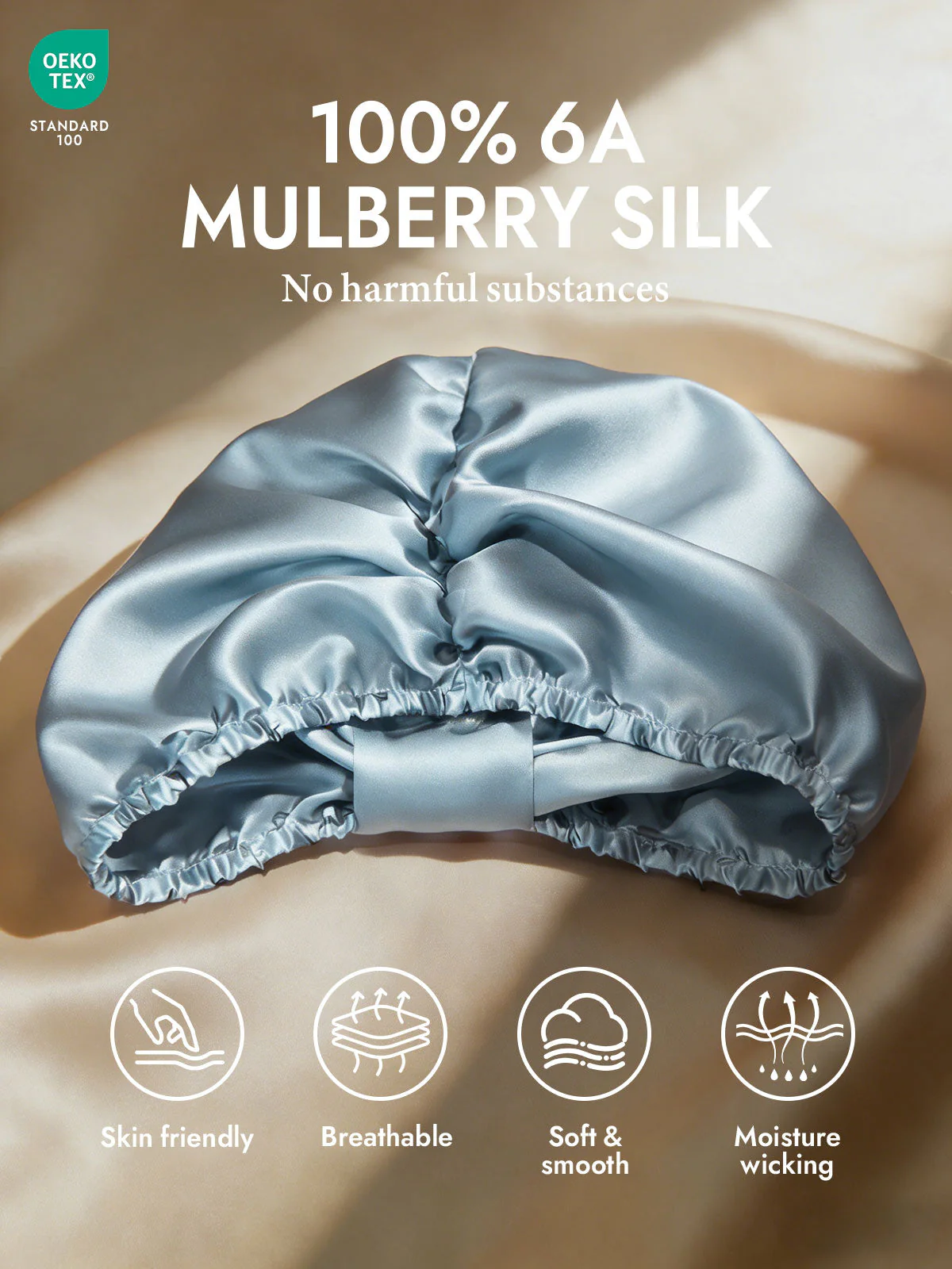 Pure Silk Night Turban Bonnet - Image 38