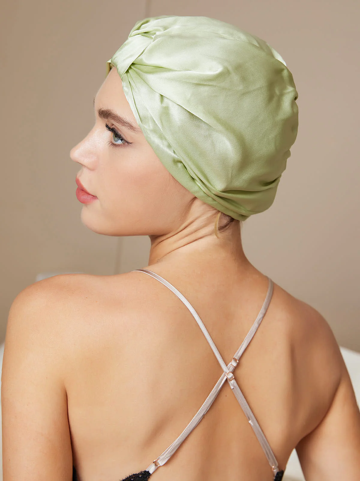 Pure Silk Night Turban Bonnet - Image 70
