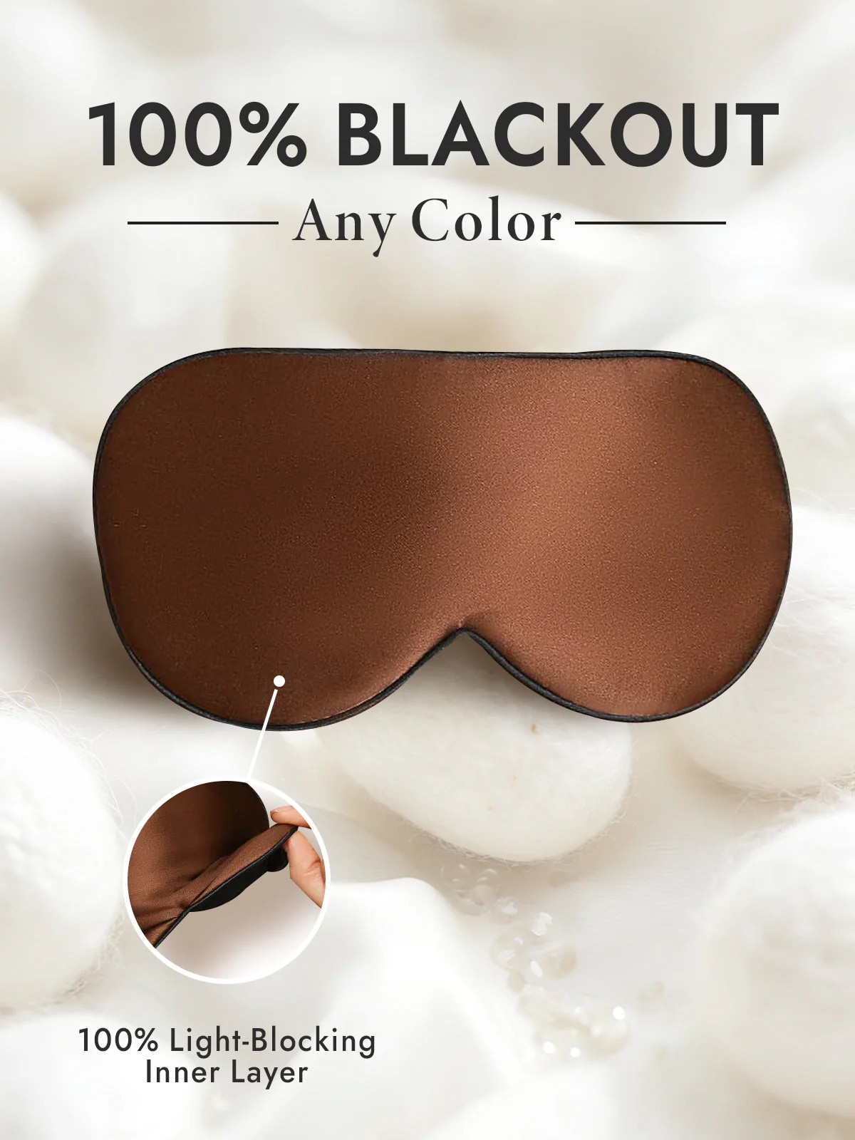 Pure Silk Elastic Band Sleep Eye Mask - Image 19