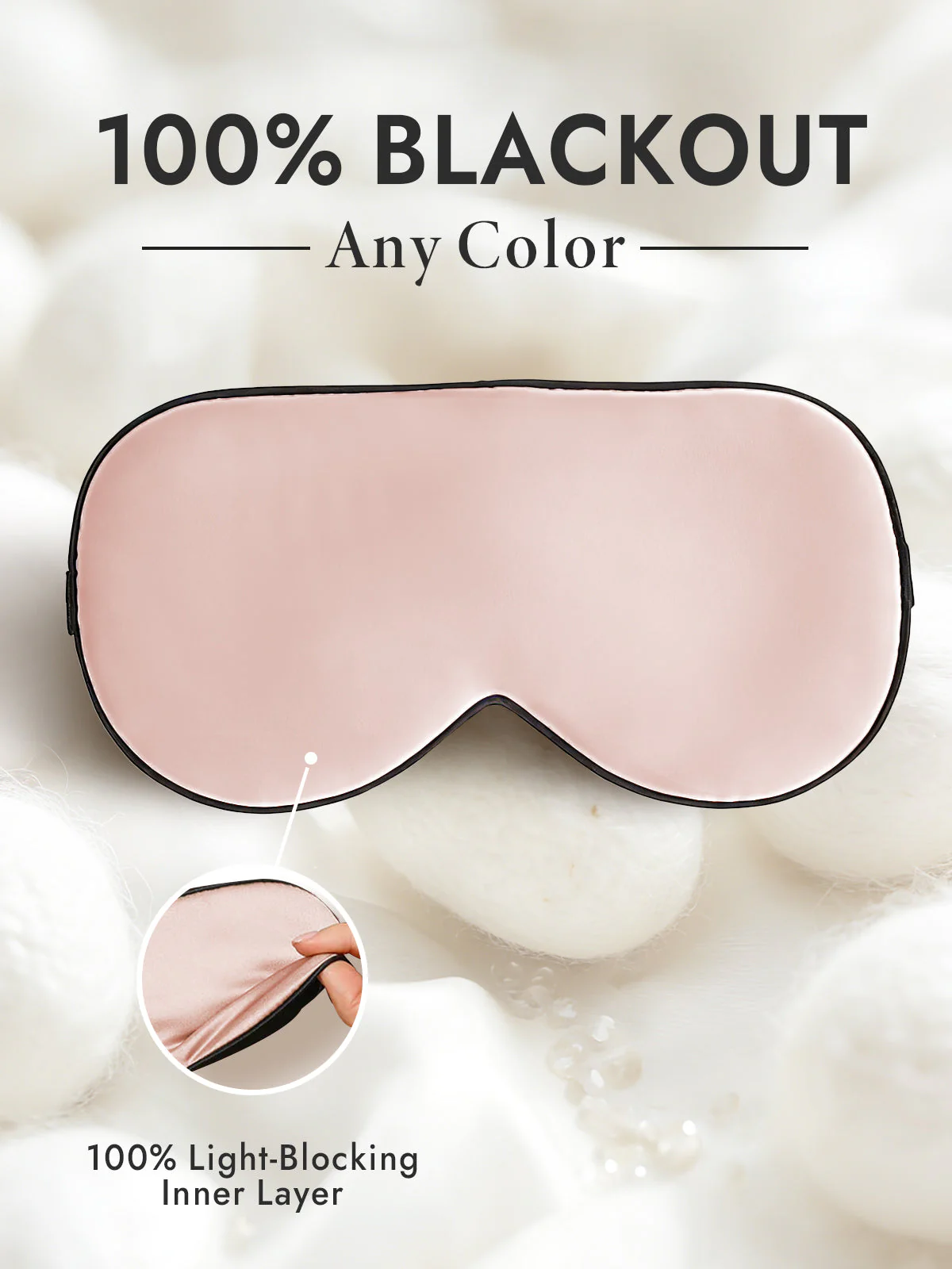 Pure Silk Elastic Band Sleep Eye Mask - Image 25