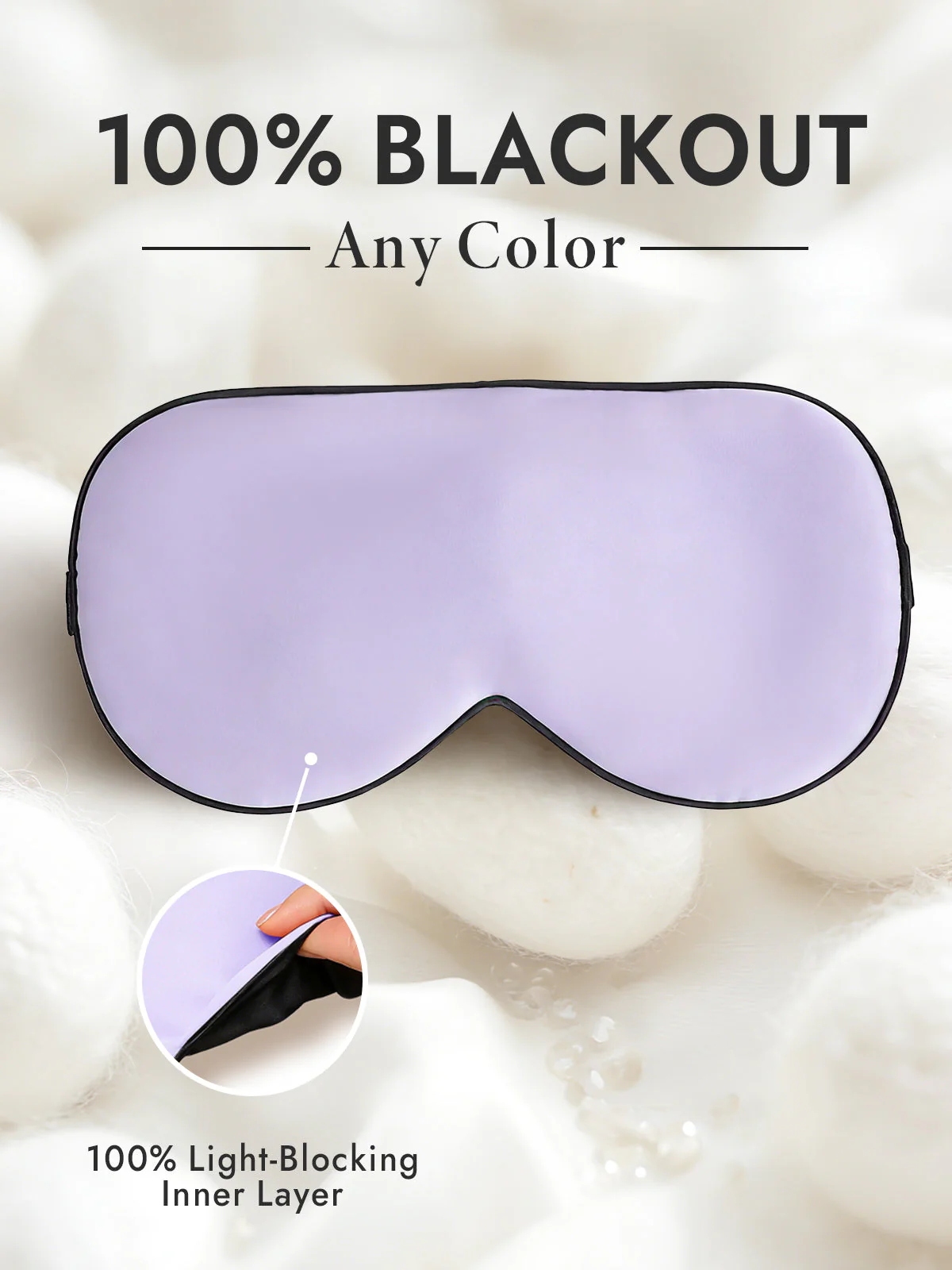 Pure Silk Elastic Band Sleep Eye Mask - Image 43