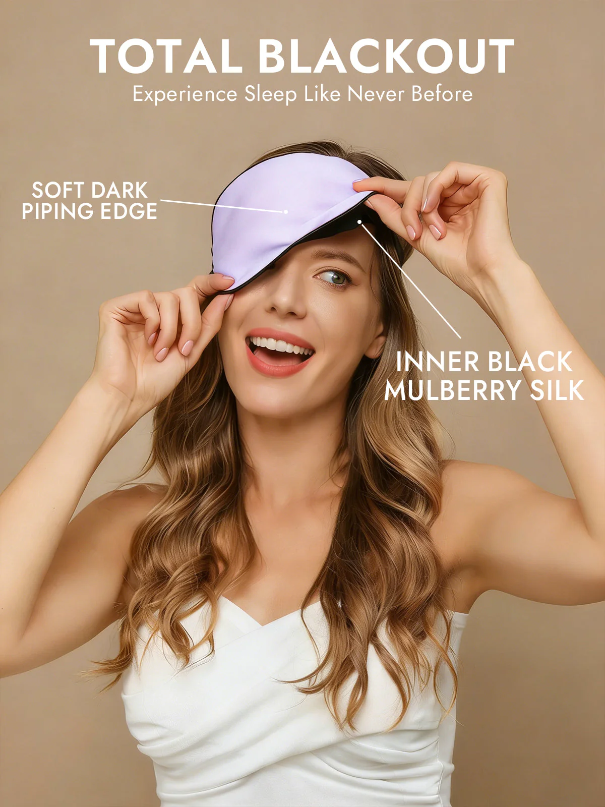 Pure Silk Elastic Band Sleep Eye Mask - Image 44