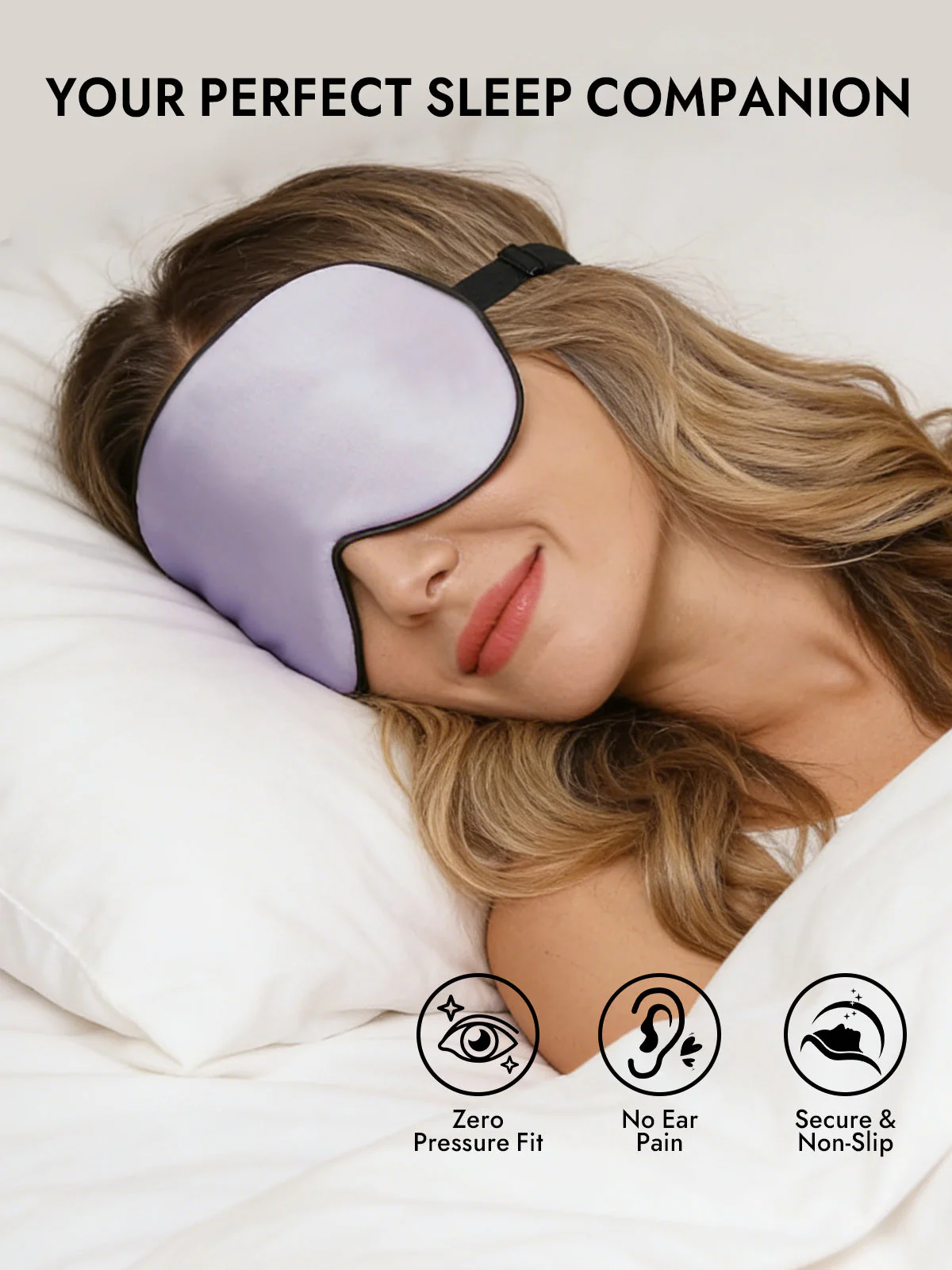 Pure Silk Elastic Band Sleep Eye Mask - Image 47