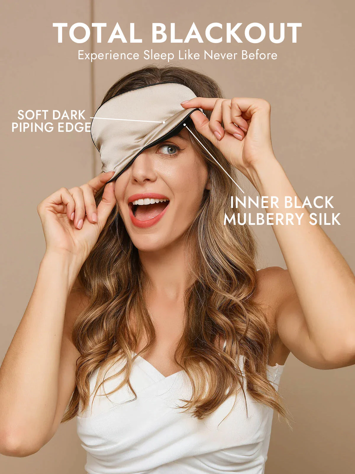 Pure Silk Elastic Band Sleep Eye Mask - Image 68