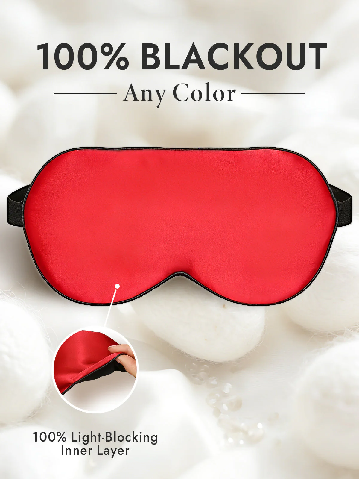 Pure Silk Elastic Band Sleep Eye Mask - Image 73