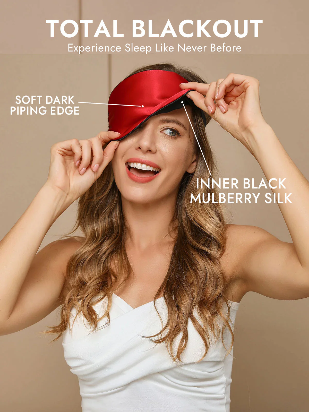 Pure Silk Elastic Band Sleep Eye Mask - Image 74