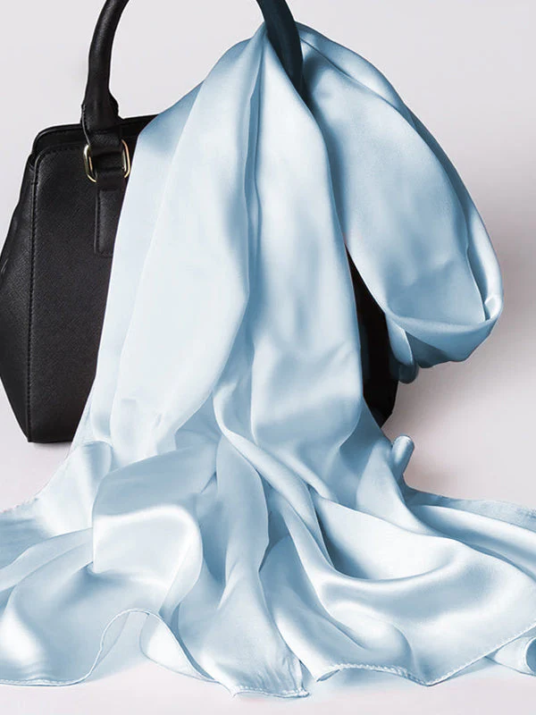 Pure Silk Long Scarf/Shawl 170x53cm/67 - Image 16