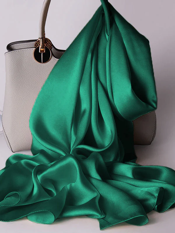 Pure Silk Long Scarf/Shawl 170x53cm/67 - Image 19
