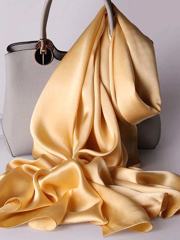 Pure Silk Long Scarf/Shawl 170x53cm/67 - Image 22