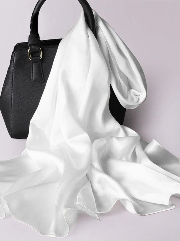 Pure Silk Long Scarf/Shawl 170x53cm/67 - Image 4