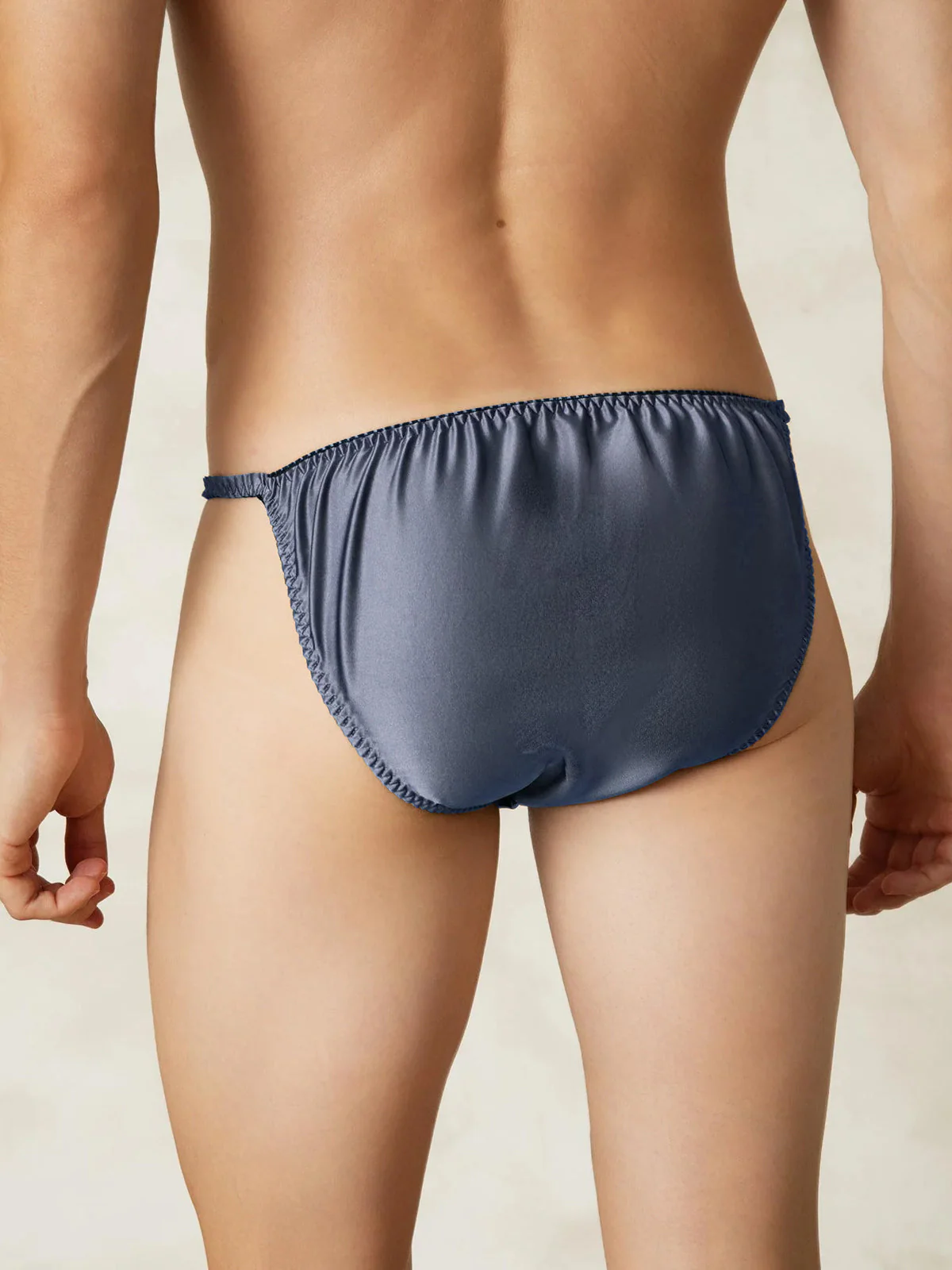 100% Mulberry Silk String Men's Underwear - Image 12