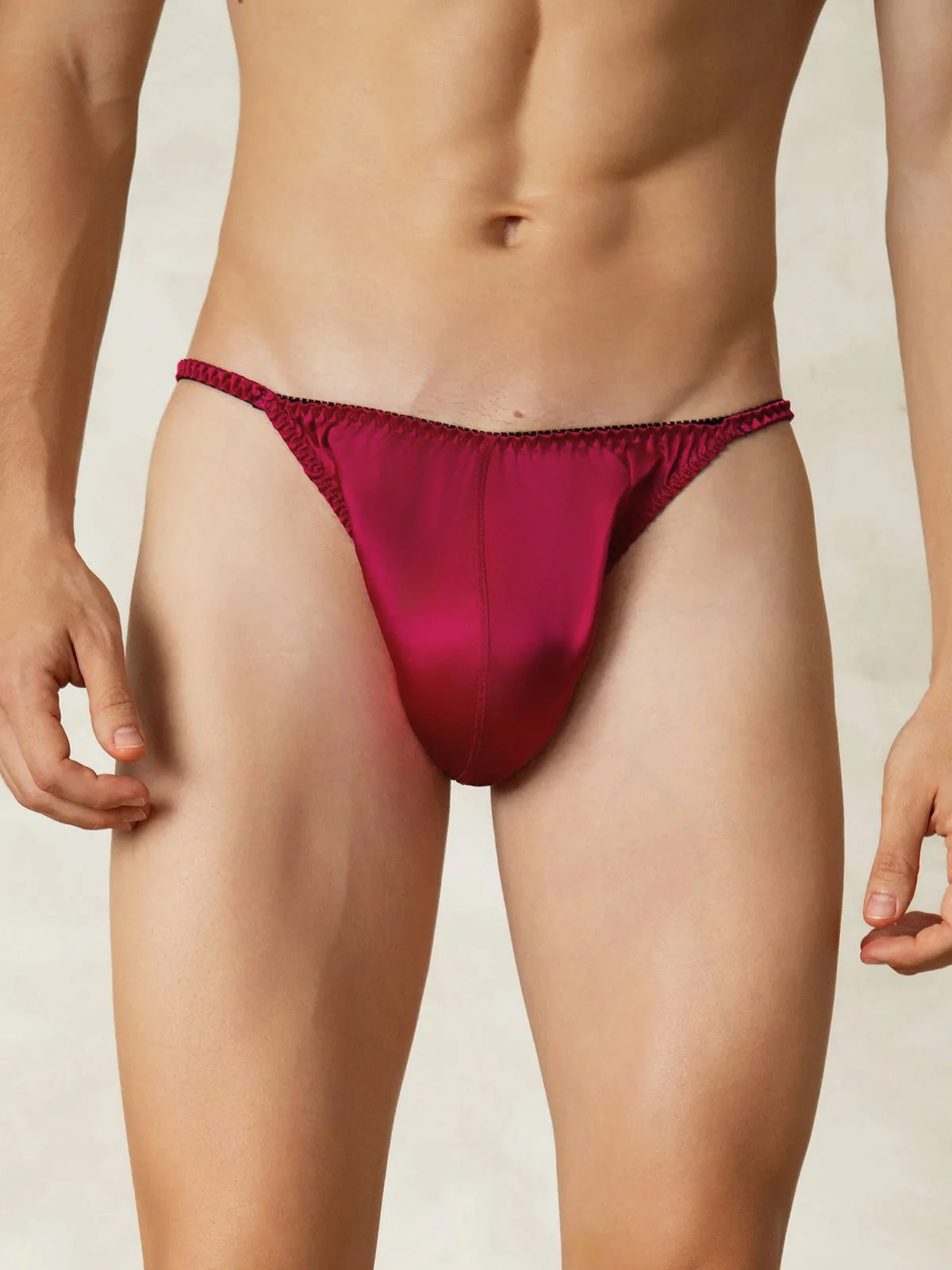 100% Mulberry Silk String Men's Underwear - Image 16