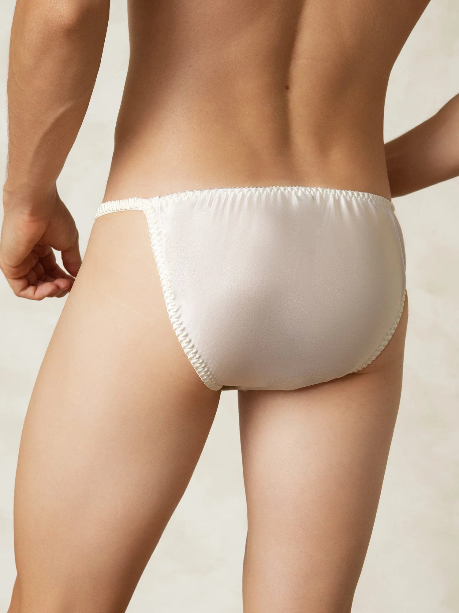 100% Mulberry Silk String Men's Underwear - Image 27