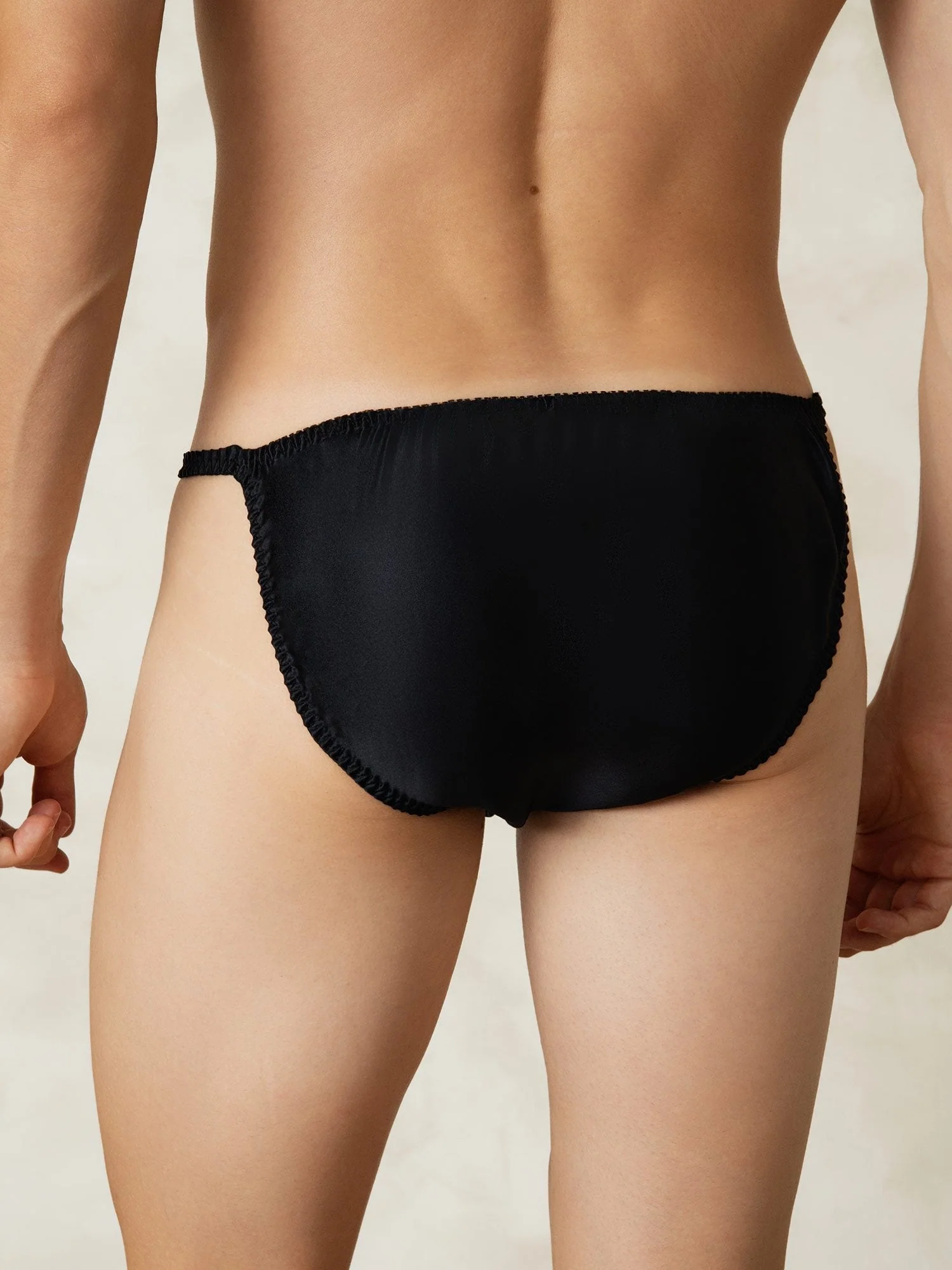 100% Mulberry Silk String Men's Underwear - Image 7