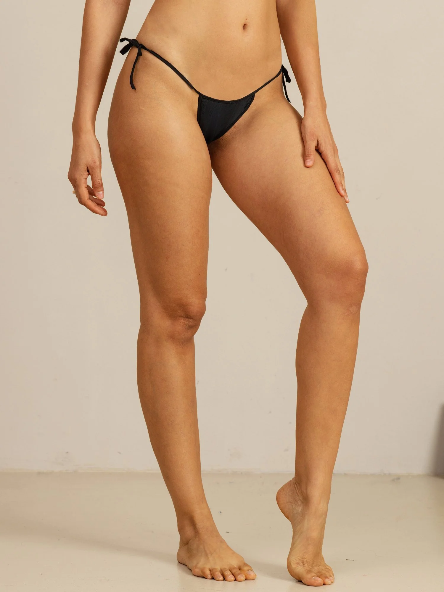Pure Silk Tie-up Thong Sexy Bikini Panty - Image 7
