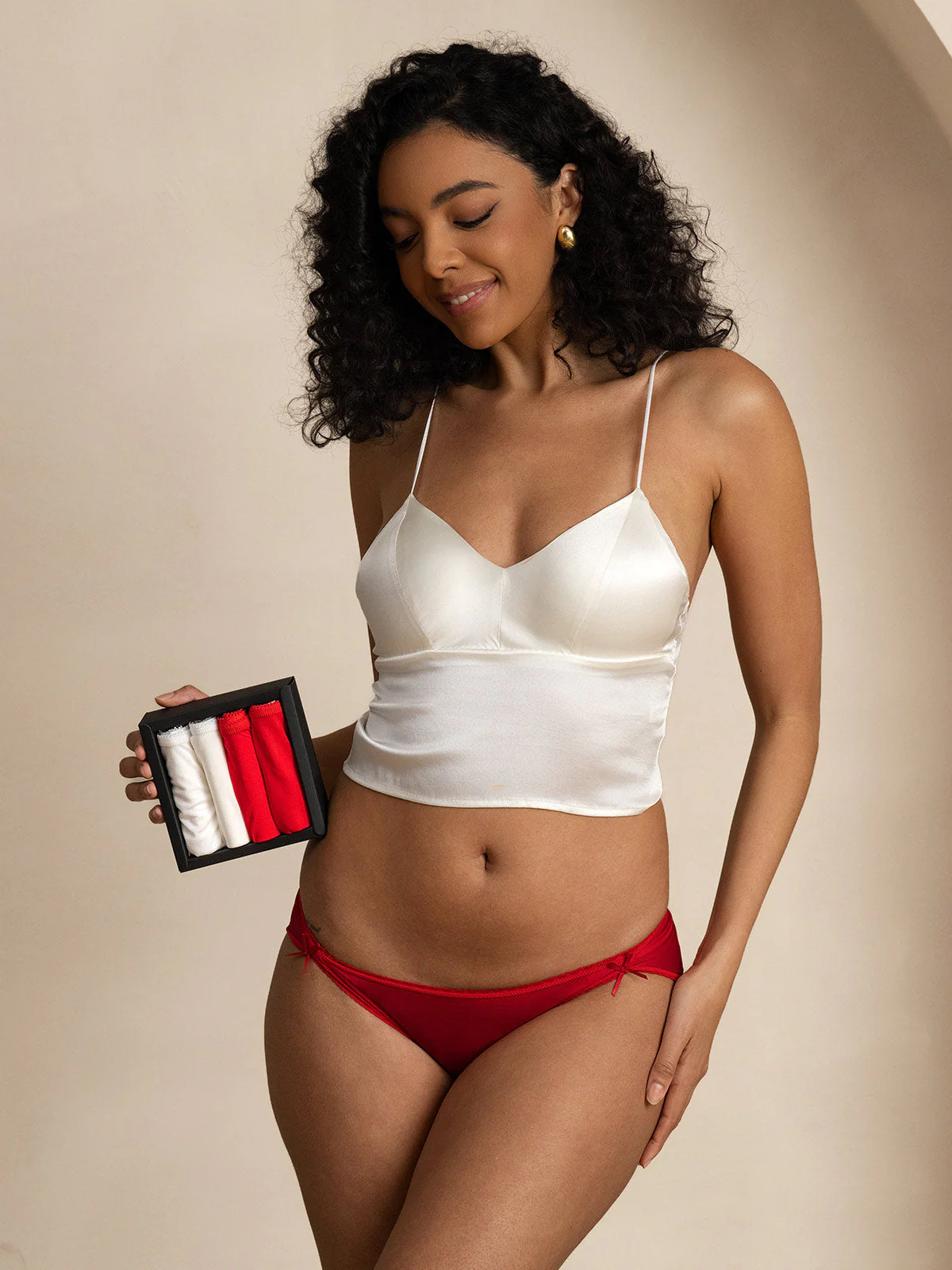 4Pcs Pure Silk Elegant Panties (Bra NOT Included) - Image 34