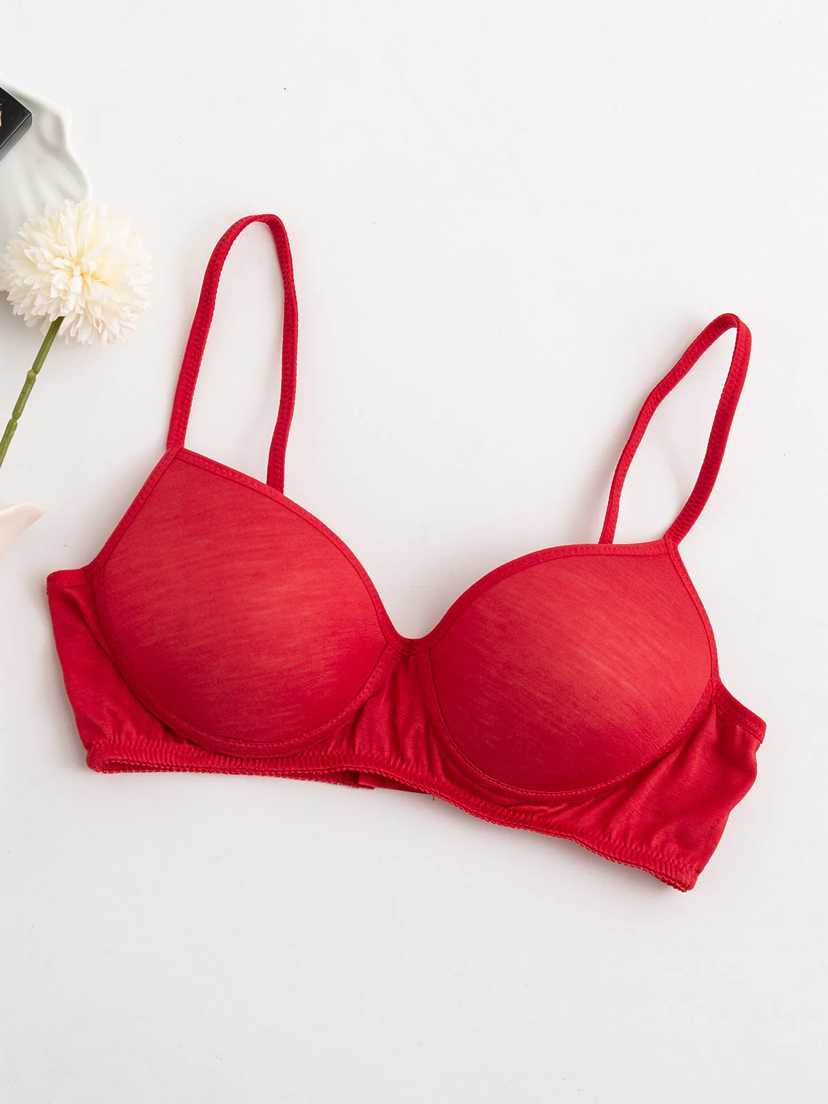 Sports Wireless Silk Jersey Comfort Bralette - Image 22